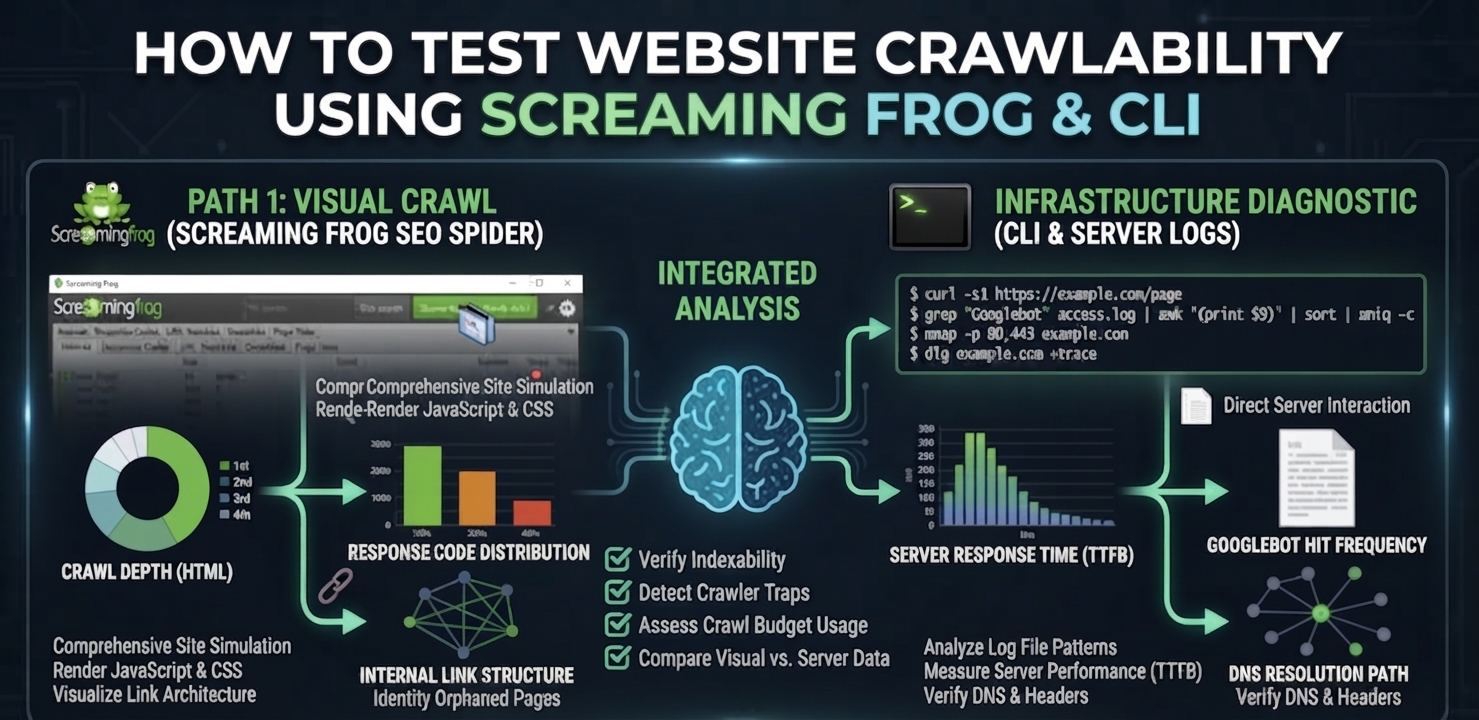 How to Test Website Crawlability Using Screaming Frog & CLI